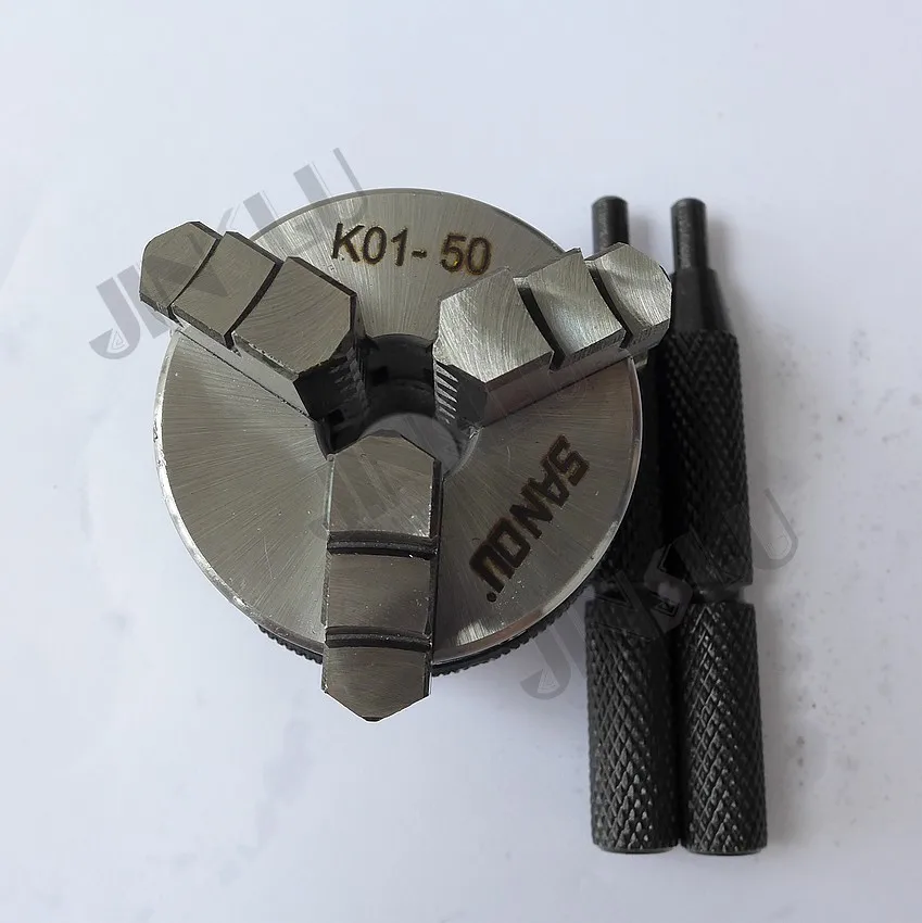 Sanou Mini 3 патрон токарного станка картридж K01-50 50 мм M14 ручной Самоцентрирующийся