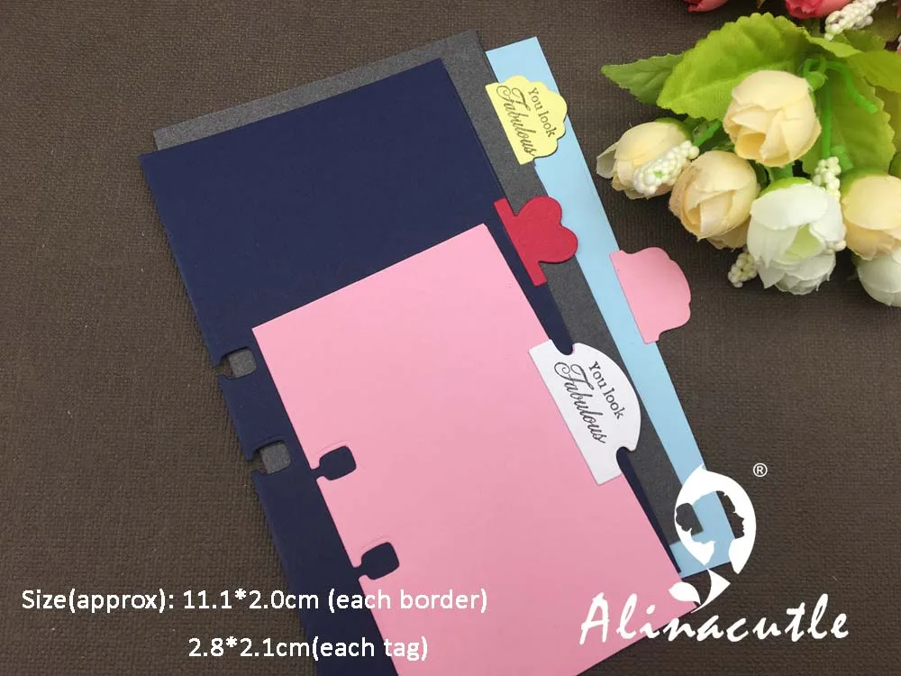METAL CUTTING DIES cut alinacraft 9pc memorydex tabs rolodex oose-leaf tag Scrapbook paper craft card stencils punch art cutter
METAL CUTTING DIES cut alinacraft 9pc memorydex tabs rolodex oose-leaf tag Scrapbook paper craft card stencils punch art cutter