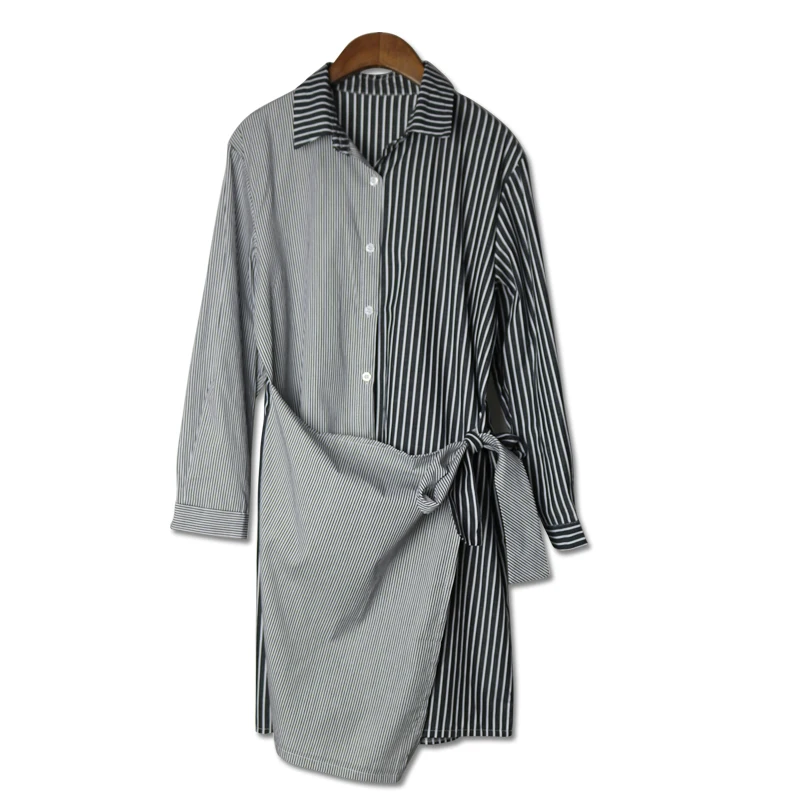 spring Women Shirt Dress Lady long Sleeve stripe Bodycon Party Dresses Cotton Blends Plus Size Vestido Casual Vintage dress
spring Women Shirt Dress Lady long Sleeve stripe Bodycon Party Dresses Cotton Blends Plus Size Vestido Casual Vintage dress