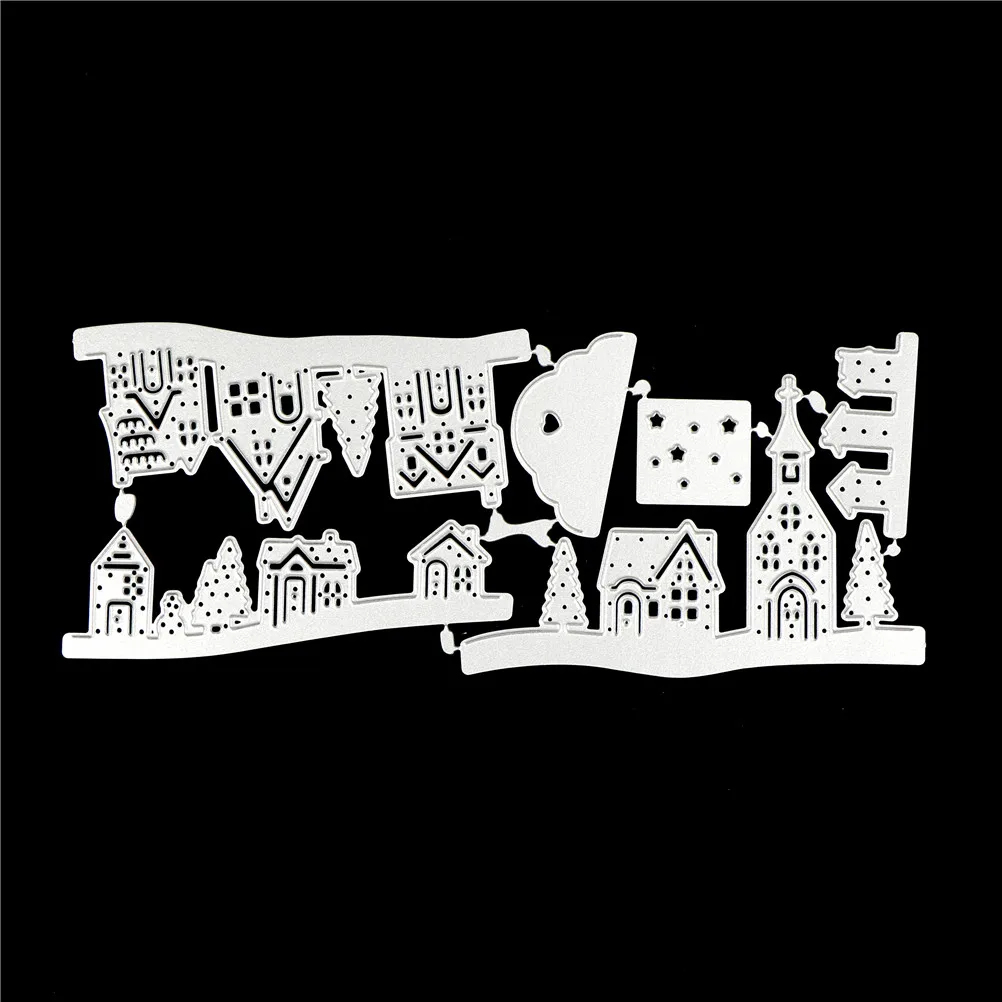 DIY Stencils Die Cut Snow Scene Tree Cutting Dies Scrapbooking Album Paper Card Embossing Craft Christmas Metal Cutting Dies
DIY Stencils Die Cut Snow Scene Tree Cutting Dies Scrapbooking Album Paper Card Embossing Craft Christmas Metal Cutting Dies