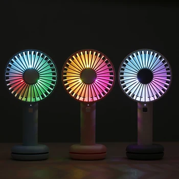 USB Rechargeable Led Night Light handheld Portable Colorful 3 Speed Portable change color Personal Table fan Creative Fashion
USB Rechargeable Led Night Light handheld Portable Colorful 3 Speed Portable change color Personal Table fan Creative Fashion