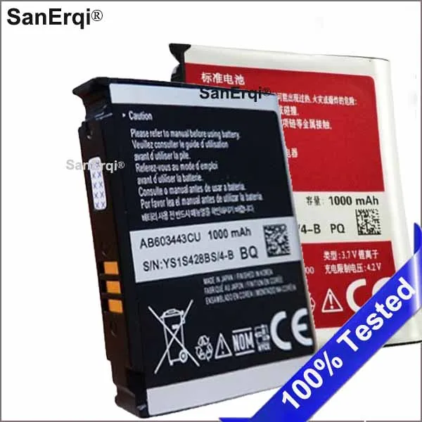 battery AB603443CC AB603443CU for Samsung GT-S5230C GT-S5233A GT-S5233C GT-S5233S SGH-S5230 Battery SanErqi
battery AB603443CC AB603443CU for Samsung GT-S5230C GT-S5233A GT-S5233C GT-S5233S SGH-S5230 Battery SanErqi