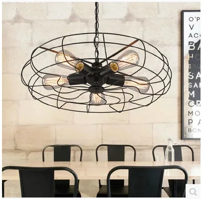 American Country Industrial Creative Personality Retro Restaurant Lights Balcony Continental Fan Chain Pendant LightS Black
American Country Industrial Creative Personality Retro Restaurant Lights Balcony Continental Fan Chain Pendant LightS Black