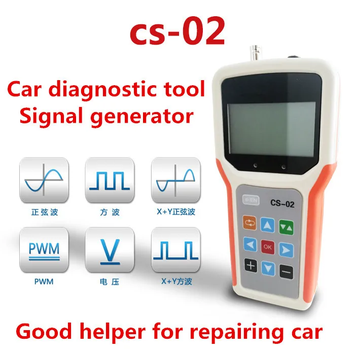Automotive Signal Generator CS-02 simulate signal parameters Analog voltage and frequency waveforms English version
Automotive Signal Generator CS-02 simulate signal parameters Analog voltage and frequency waveforms English version