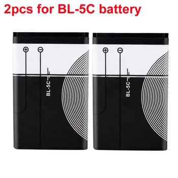 2Pcs 1020mah Phone Replacement BL-5C Battery For Nokia 1112 1208 1600 1100 1101 n70 n71 n72 n91 e60 2610 2600 2300 6230 6630
2Pcs 1020mah Phone Replacement BL-5C Battery For Nokia 1112 1208 1600 1100 1101 n70 n71 n72 n91 e60 2610 2600 2300 6230 6630