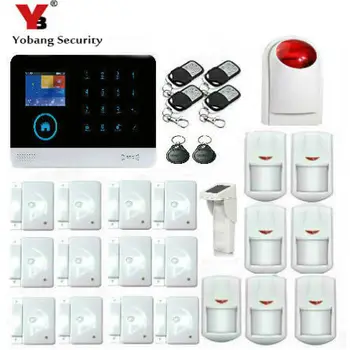 

YobangSecurity Wireless wifi GSM GPRS RFID Home Security Alarm System Home Automation System Waterproof Solar PIR Motion Sensor