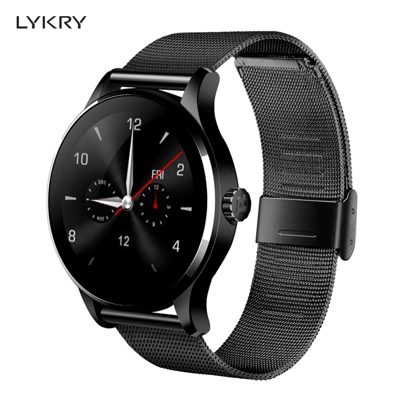LYKRY K88H Смарт часы браслет Bluetooth Наручные Шагомер сердечного ритма мониторы трекер