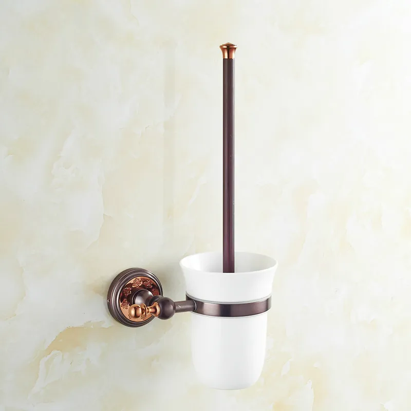 European Copper Toilet Brush Holder Rose Gold Brass Toilet Brush Holder Fashion Orb Toilet Cleaning Brush Bathroom Accessories
European Copper Toilet Brush Holder Rose Gold Brass Toilet Brush Holder Fashion Orb Toilet Cleaning Brush Bathroom Accessories