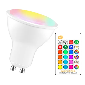RGB LED Lamp 8W GU10 LED Bulb Light 85-265V RGB Spotlight High Power 16 Color IR Remote Controller Bulbs
RGB LED Lamp 8W GU10 LED Bulb Light 85-265V RGB Spotlight High Power 16 Color IR Remote Controller Bulbs