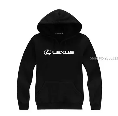 Осенние и зимние фанаты Lexus толстовка мужская с кепкой плюс бархатная куртка