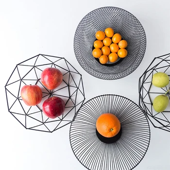 Nordic Creative Wrought iron Fruit Snacks sitting room home desktop receive basket of contemporary Bottles Jars Home Storage
Nordic Creative Wrought iron Fruit Snacks sitting room home desktop receive basket of contemporary Bottles Jars Home Storage