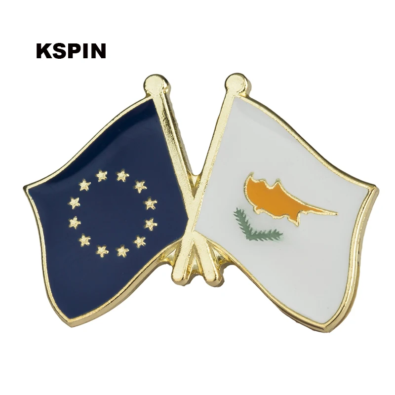 European Union Cyprus Friendship Flag Badge Metalicas Pins Icon Backpack Brooch for Women/Men XY0077
European Union Cyprus Friendship Flag Badge Metalicas Pins Icon Backpack Brooch for Women/Men XY0077
