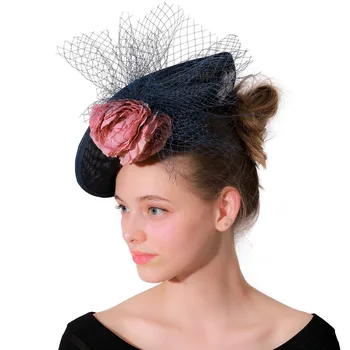 Charming women bridal elegant NAVY kenducky derbu headpiece wedding fascinators headbands veils hat headwear floral chapeau race
Charming women bridal elegant NAVY kenducky derbu headpiece wedding fascinators headbands veils hat headwear floral chapeau race