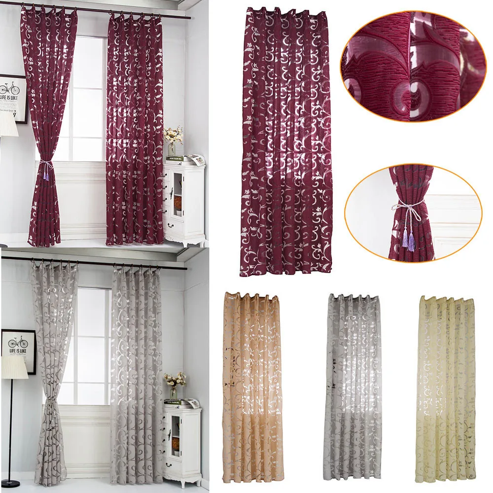 1 PC Tulle Door Window Curtain Drape Panel Sheer Scarf Valances Hot Sale High Quality 2018 New Patterns Modern Simple
1 PC Tulle Door Window Curtain Drape Panel Sheer Scarf Valances Hot Sale High Quality 2018 New Patterns Modern Simple