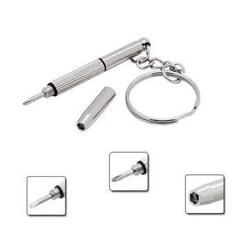 Creative Men's Multifunction Keychain Mini Screwdriver Portable Silver Color Ornaments Utility Fashion Keychain Useful gadgets
Creative Men's Multifunction Keychain Mini Screwdriver Portable Silver Color Ornaments Utility Fashion Keychain Useful gadgets