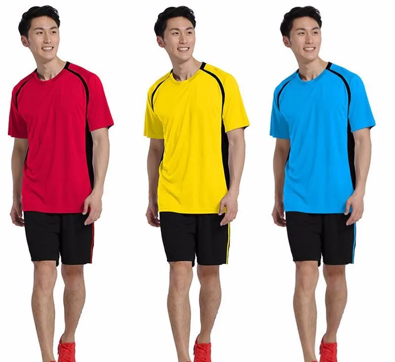 2018 New Men Sport Football Soccer Jerseys Uniforms futbol Training suit Breathable Short jersey set shirts Pants DIY Customized 2018 New Men Sport Football Soccer Jerseys Uniforms futbol Training suit Breathable Short jersey set shirts Pants DIY Customized