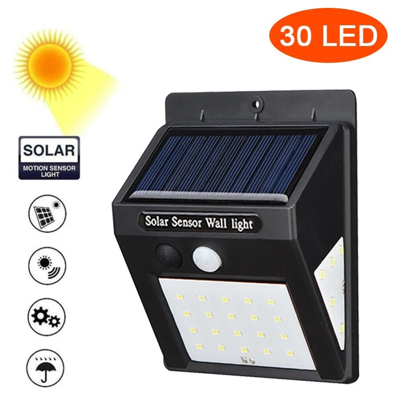 1/2/4pcs 30LED Solar Light Walkway Lights Security Lamp Motion Sensor Light Controlled Solar Garden Wall Light Induction Light
1/2/4pcs 30LED Solar Light Walkway Lights Security Lamp Motion Sensor Light Controlled Solar Garden Wall Light Induction Light