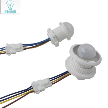 25mm 40mm PIR Human Sensor Motion 110V/220V IR Detector Infrared Switch Time Delay Adjustable LED Lighting Fixture
25mm 40mm PIR Human Sensor Motion 110V/220V IR Detector Infrared Switch Time Delay Adjustable LED Lighting Fixture