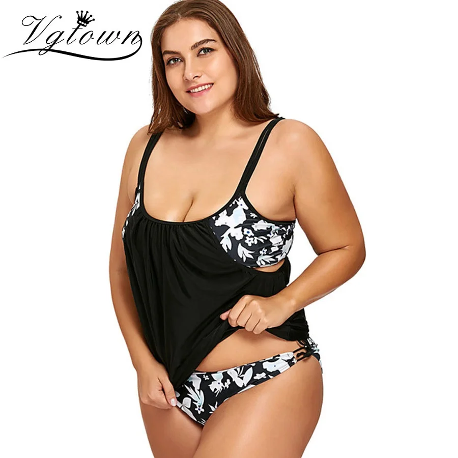 VGTOWN Tankini Swimwear Women Plus Size 4XL Monokini Swimsuit Two Pieces Bathing Suit Summer Push Up Beachwear Large Size
VGTOWN Tankini Swimwear Women Plus Size 4XL Monokini Swimsuit Two Pieces Bathing Suit Summer Push Up Beachwear Large Size