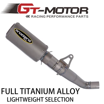 GT Motor - 61mm Titanium Alloy Slip On Motorcycle Exhaust Middle Link Pipe Titanium Alloy Muffler For HONDA CBR1000RR 2008-2016
GT Motor - 61mm Titanium Alloy Slip On Motorcycle Exhaust Middle Link Pipe Titanium Alloy Muffler For HONDA CBR1000RR 2008-2016