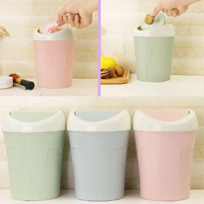 Creative Mini Small Waste Bin Flip Cover Desktop Table Dustbin For Bathroom Office Wastebasket Storage Trash Can
Creative Mini Small Waste Bin Flip Cover Desktop Table Dustbin For Bathroom Office Wastebasket Storage Trash Can