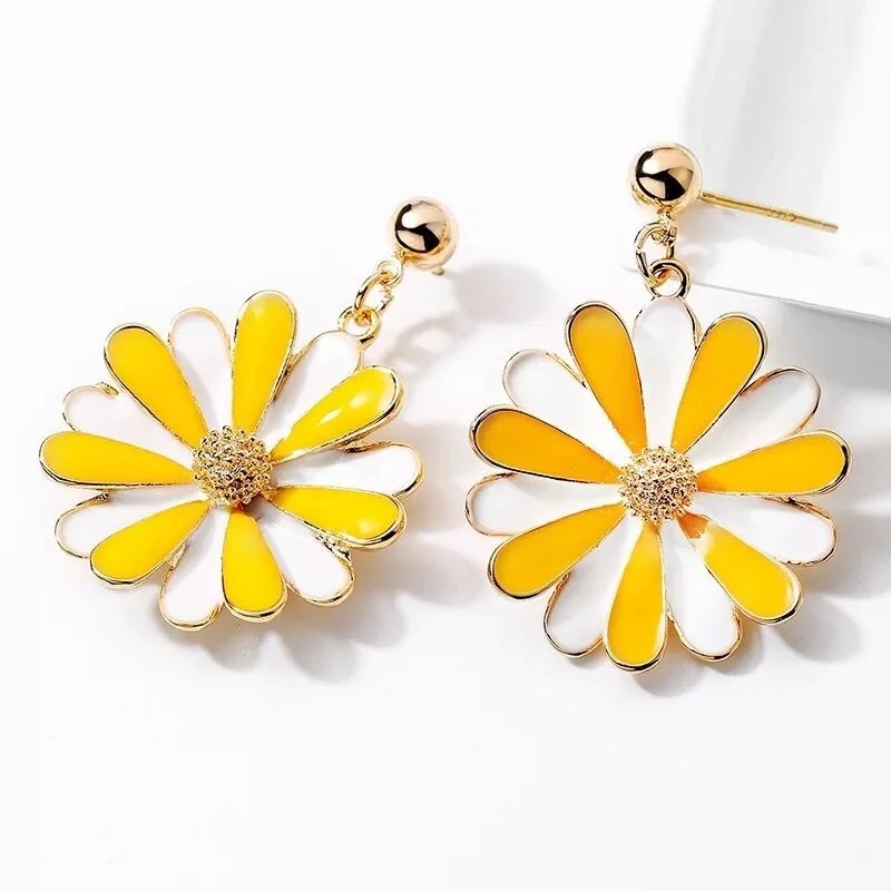 Lemon Value Bijoux Fashion Charms Gold Color Flower Earrings Statement Dripping oil Stud Earrings Women Jewelry Brincos ZL031
Lemon Value Bijoux Fashion Charms Gold Color Flower Earrings Statement Dripping oil Stud Earrings Women Jewelry Brincos ZL031