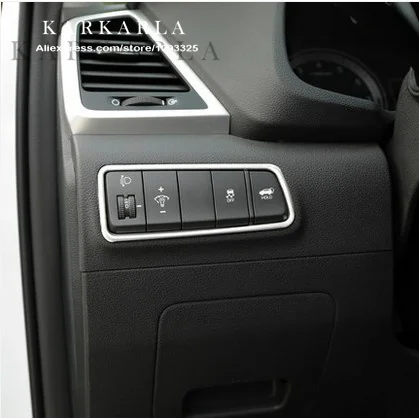For Hyundai Tucson 2015 2016 Stainless steel Inner Centre Control Decoration Multifunction Interior Headlight Button Frame Trims
For Hyundai Tucson 2015 2016 Stainless steel Inner Centre Control Decoration Multifunction Interior Headlight Button Frame Trims