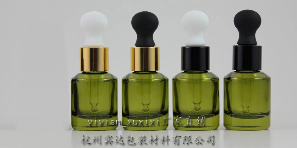 15ml olive green Glass Essential Oil Bottle With aluminum dropper cap.the bottom of bottle is thick,Essential Oil Container
15ml olive green Glass Essential Oil Bottle With aluminum dropper cap.the bottom of bottle is thick,Essential Oil Container