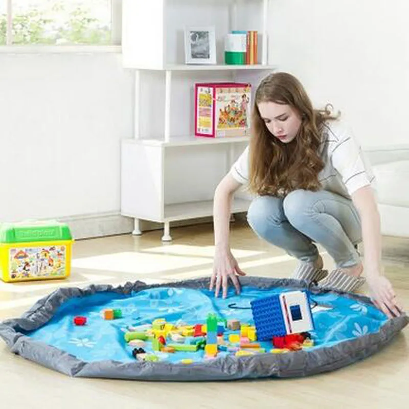 80cm/150cm Colorful Kids Game Play Mat Waterproof Round Crawling Blanket Storage Bag Toy Child Play Carpet Baby Gym Outdoor Pad
80cm/150cm Colorful Kids Game Play Mat Waterproof Round Crawling Blanket Storage Bag Toy Child Play Carpet Baby Gym Outdoor Pad