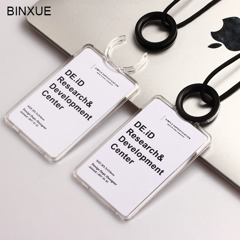 BINXUE High-grade Cover card Double view Card & ID Holders badge transparent and Induction card Access control
BINXUE High-grade Cover card Double view Card & ID Holders badge transparent and Induction card Access control