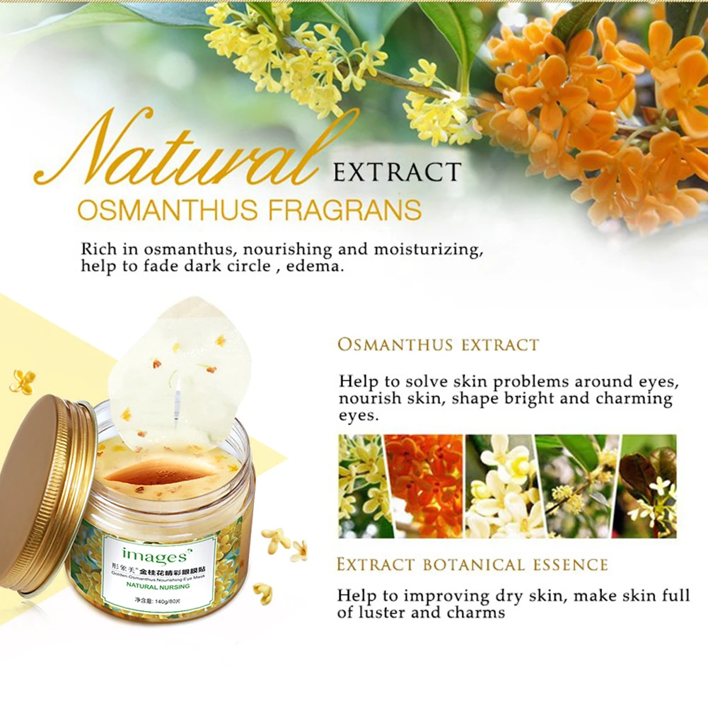 80 tablets / bottle BIOAQUA Golden Osmanthus Eye Mask Eye Care Plant Hydrating Female Collagen Gel Whey Protein Facial CareTSLM1
80 tablets / bottle BIOAQUA Golden Osmanthus Eye Mask Eye Care Plant Hydrating Female Collagen Gel Whey Protein Facial CareTSLM1