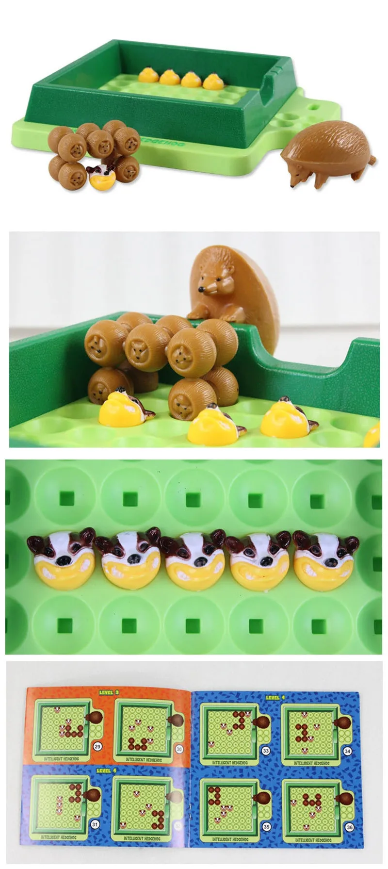 Creative Maze Toy Room Escape Scroll Intelligent Hedgehog Puzzle 9