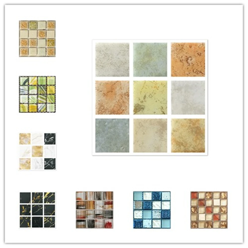 20pc 10*10cm Mosaic Skyworth Wall Tile Stickers PVC Waterproof Wallpaper For Bedroom Kitchen Bathroom Decoration Decal DIY Mural
20pc 10*10cm Mosaic Skyworth Wall Tile Stickers PVC Waterproof Wallpaper For Bedroom Kitchen Bathroom Decoration Decal DIY Mural