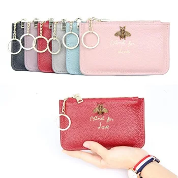 New design Little bee Crystal Cartoon Anime Coin Purse Pendant Cow Leather Cards Keys Holder Purse Zipper Pocket Bag
New design Little bee Crystal Cartoon Anime Coin Purse Pendant Cow Leather Cards Keys Holder Purse Zipper Pocket Bag