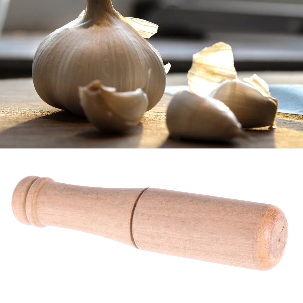 1 PC Wooden Pestle Muddler Garlic Press Spice Grinder Mashers Tool For Home Kitchen Use Kitchen Gadgets (Random Color)
1 PC Wooden Pestle Muddler Garlic Press Spice Grinder Mashers Tool For Home Kitchen Use Kitchen Gadgets (Random Color)