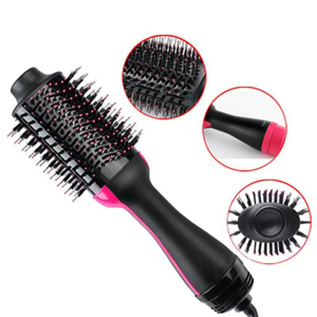 2 In 1 1000W Hot Air Brush Negative Ion Straight Hair Comb Electric Curler Multifunction Infrared Styling Tool | Красота и здоровье