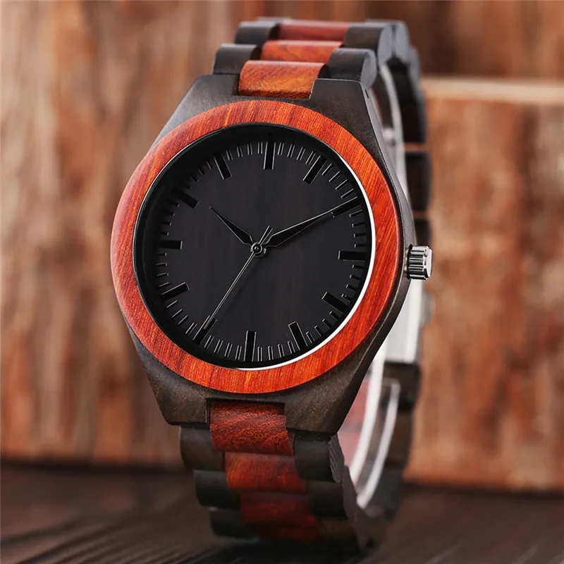 Luxury Nature Style Full Wooden Design Men's Quartz Wristwatch Black Scale Number Dial Wood Clasp Cost-effective Male Watch Gift
Luxury Nature Style Full Wooden Design Men's Quartz Wristwatch Black Scale Number Dial Wood Clasp Cost-effective Male Watch Gift