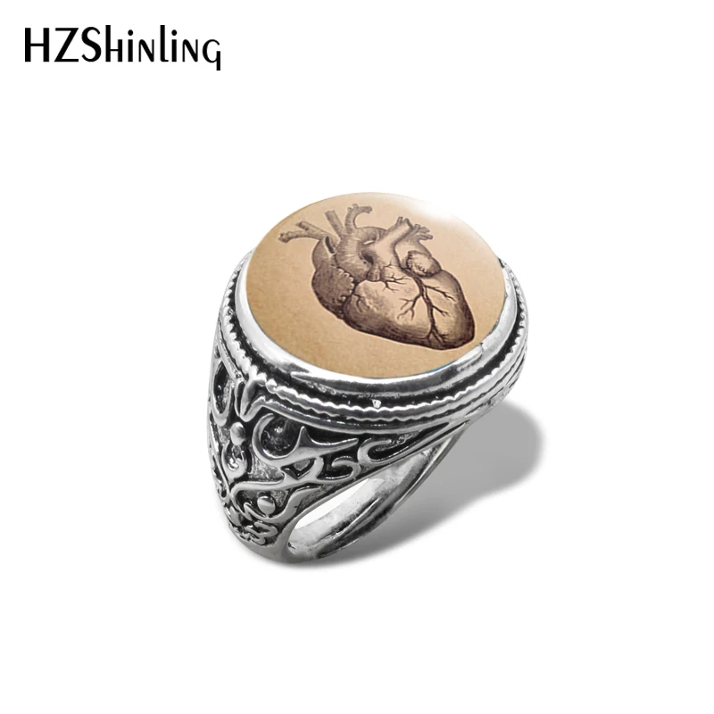 2019 New Human Heart Anatomical Vintage Ring Glass Cabochon Jewelry Hand Craft Steampunk Anatomy Rings
2019 New Human Heart Anatomical Vintage Ring Glass Cabochon Jewelry Hand Craft Steampunk Anatomy Rings
