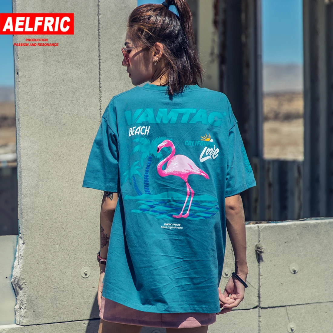 Aelfric Summer Women Animal T-shirt Flamingo Casual Hip Hop T Shirt Short Sleeves Streetwear Japan Style Hawaiian Cotton Tshirt
Aelfric Summer Women Animal T-shirt Flamingo Casual Hip Hop T Shirt Short Sleeves Streetwear Japan Style Hawaiian Cotton Tshirt