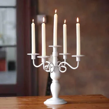 Desk Candlestick 5-arms Candle Holder Metal Candle Holders Pillar Stand White for Wedding Home Decoration Candelabra WZF233
Desk Candlestick 5-arms Candle Holder Metal Candle Holders Pillar Stand White for Wedding Home Decoration Candelabra WZF233
