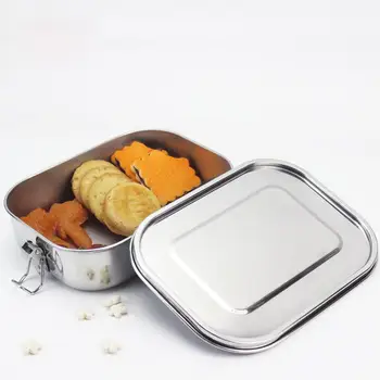 SaiDeng Square 304 Stainless Steel Preservation Lunch Box with Silicone Sealing Ring Leak-Proof Food Container Bento Box -35
SaiDeng Square 304 Stainless Steel Preservation Lunch Box with Silicone Sealing Ring Leak-Proof Food Container Bento Box -35