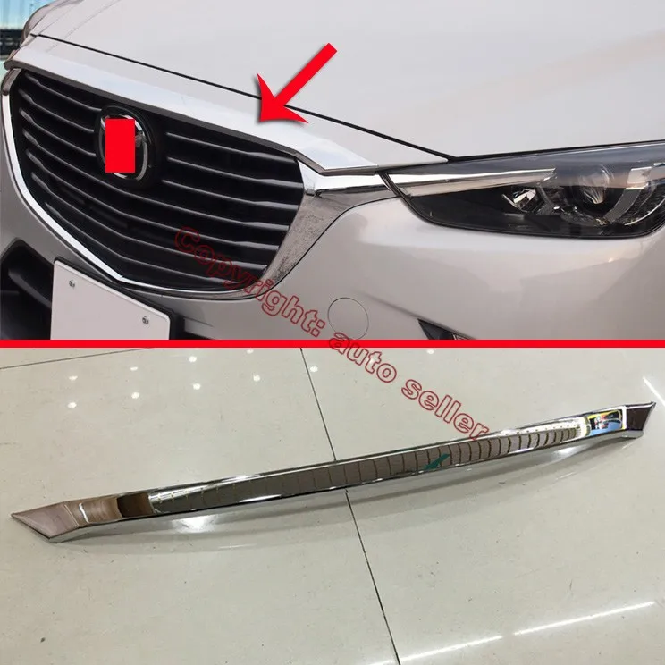 ABS Chrome Front Grille Around Hood Trim For Mazda CX-3 2015 2016 2017 Car Accessories Stickers
ABS Chrome Front Grille Around Hood Trim For Mazda CX-3 2015 2016 2017 Car Accessories Stickers