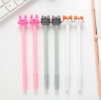 1000pcs/lot Cute Kawaii Cat Gel Pen 0.5mm Cartoon Plastic Black Ink Gel Pens for Writing Office School Supplies Stationery
1000pcs/lot Cute Kawaii Cat Gel Pen 0.5mm Cartoon Plastic Black Ink Gel Pens for Writing Office School Supplies Stationery