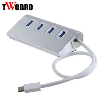 USB 3.0 Hub Aluminum Alloy Type C USB 3.1 Hub to USB 3.0 Adapter for Apple New Macbook Laptop PC Google ChromeBook
USB 3.0 Hub Aluminum Alloy Type C USB 3.1 Hub to USB 3.0 Adapter for Apple New Macbook Laptop PC Google ChromeBook