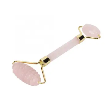 Therapy Natural Rose Quartz Crystal Double-head Beauty Roller Face Neck Massage Tool Massagem
Therapy Natural Rose Quartz Crystal Double-head Beauty Roller Face Neck Massage Tool Massagem