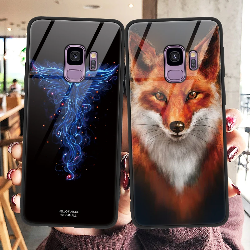 Fox Wolf Tempered Glass TPU Coque For Samsung Galaxy J5 Prime A6 J4 J8 S8 S9 S10 Plus J4 2018 S10e A6s Note 8 9 Capa Animal Case
Fox Wolf Tempered Glass TPU Coque For Samsung Galaxy J5 Prime A6 J4 J8 S8 S9 S10 Plus J4 2018 S10e A6s Note 8 9 Capa Animal Case