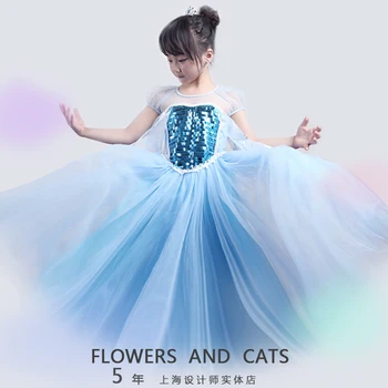 2018 Girls Princess Summer dress Elsa Queen dress Children Kids Princess Anna Elsa Cosplay Costume Dress Party vestidos
2018 Girls Princess Summer dress Elsa Queen dress Children Kids Princess Anna Elsa Cosplay Costume Dress Party vestidos
