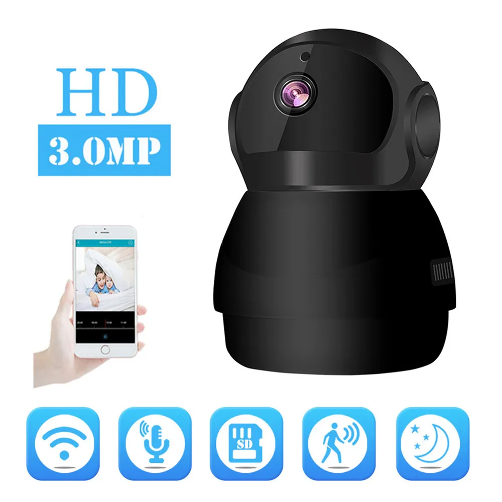 Wifi Camera HD 3.0mp Security Wireless IP Camera P2P Two way audio Night Vision IP Cam Surveillance Baby Monitor 2048*1536
Wifi Camera HD 3.0mp Security Wireless IP Camera P2P Two way audio Night Vision IP Cam Surveillance Baby Monitor 2048*1536