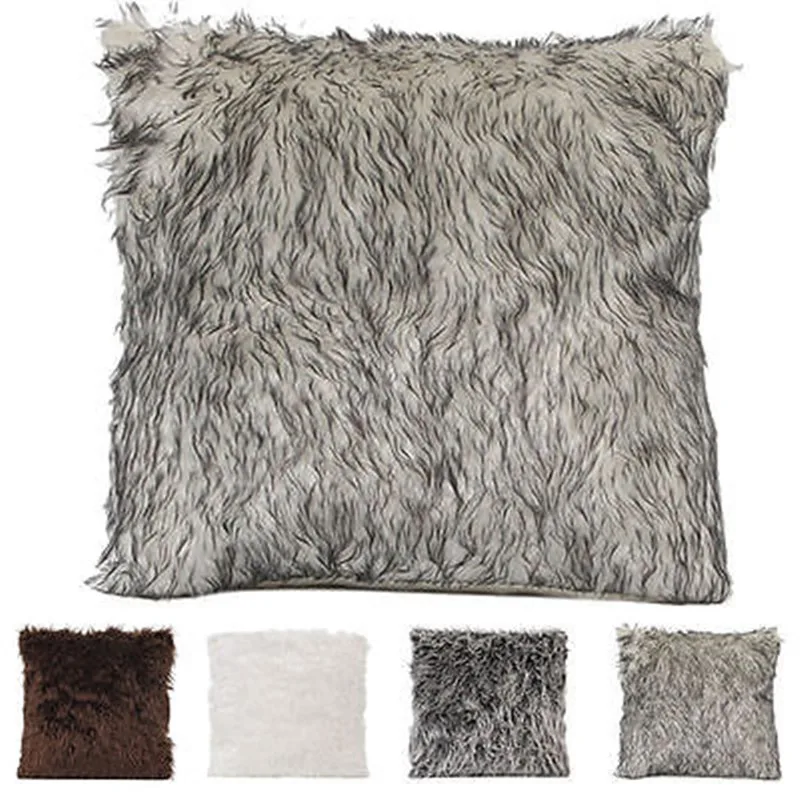 Plush Manmade Soft Fur Plush Throw Cover Home Bed Room Sofa Decoration Furry Waist Comfort Cushion Cover Pillowcase
Plush Manmade Soft Fur Plush Throw Cover Home Bed Room Sofa Decoration Furry Waist Comfort Cushion Cover Pillowcase
