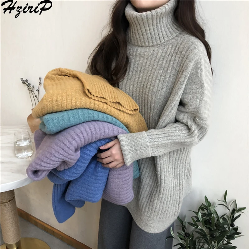HziriP Korean Knitted New Sweater Women 2019 Autumn Winter Wild Slim Soild Fashion Long Sleeve Pullover Female Casual 5 Colors
HziriP Korean Knitted New Sweater Women 2019 Autumn Winter Wild Slim Soild Fashion Long Sleeve Pullover Female Casual 5 Colors